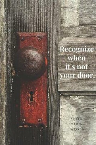 Cover of Recognize When It's Not Your Door