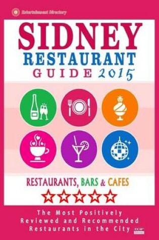 Cover of Sidney Restaurant Guide 2015