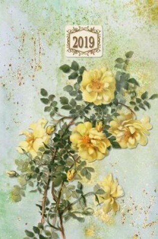 Cover of 2019 Planner; Roses Yellow