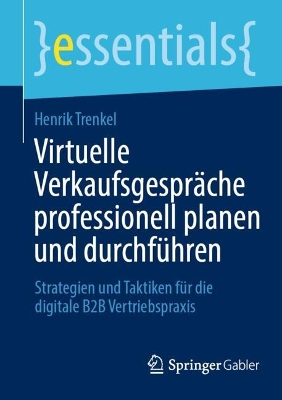 Book cover for Virtuelle Verkaufsgespräche professionell planen und durchführen