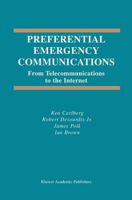 Book cover for Preferential Emergency Communications