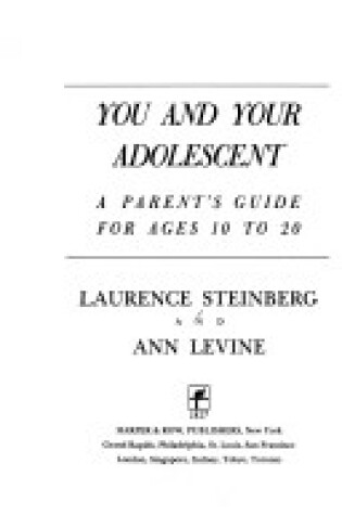 Cover of You and Your Adolescent