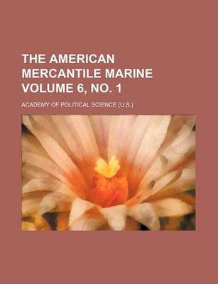 Book cover for The American Mercantile Marine Volume 6,