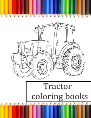 Book cover for Tractor coloring book