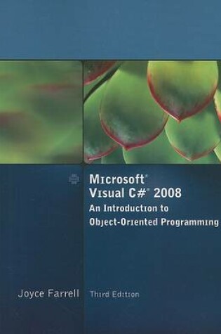 Cover of Microsoft Visual C++ 2008, an Introduction to Object Oriented Programming