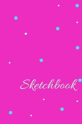 Cover of Prsonalized Sketchbook for Girls, Pink Cover, 120 Pages, (8.5"x11")