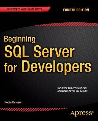 Book cover for Beginning SQL Server for Developers