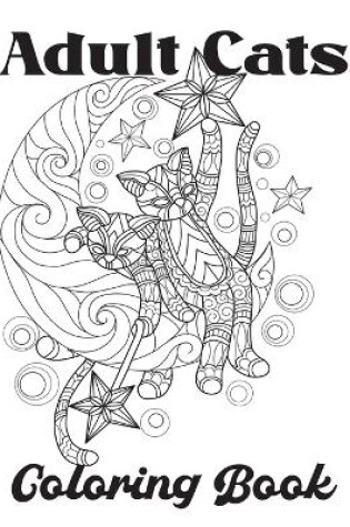 Cover of Adult Cat Coloring Book