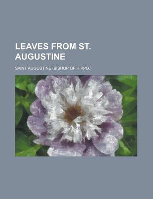 Book cover for Leaves from St. Augustine