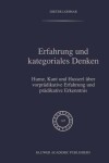 Book cover for Erfahrung und Kategoriales Denken