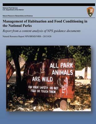 Cover of Management of Habituation and Food Conditioning in the National Parks