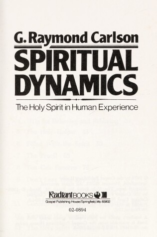 Cover of Spiritual Dynamics