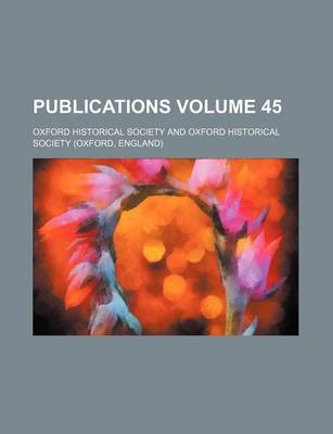 Book cover for Publications Volume 45