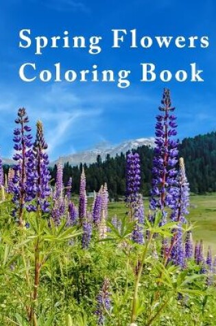 Cover of Spring Flowers Coloring Book