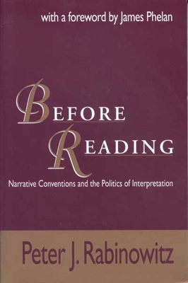 Book cover for Before Reading