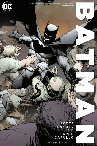 Book cover for Batman by Scott Snyder and Greg Capullo Omnibus Volume 1