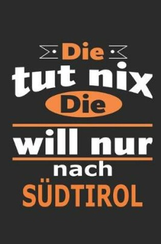 Cover of Die tut nix Die will nur nach Sudtirol