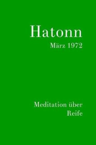 Cover of Hatonn Marz 1972