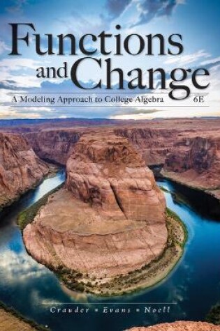 Cover of Student Solutions Manual for Crauder/Evans/Noell's Functions and  Change: A Modeling Approach to College Algebra, 6th