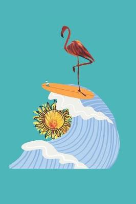 Book cover for Flamingo Surfing at Sunset