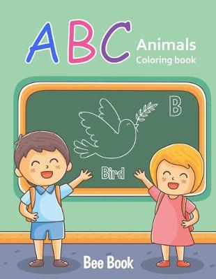 Book cover for ABC Animals Coloring Book