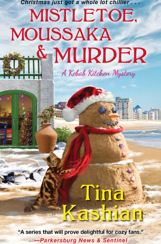 Cover of Mistletoe, Moussaka, and Murder