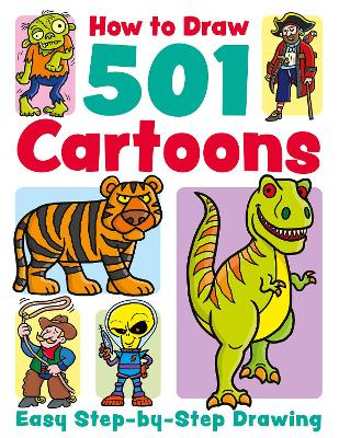 Cover of 501 Cartoons Characters