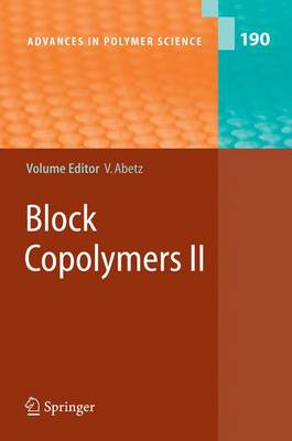 Book cover for Block Copolymers II