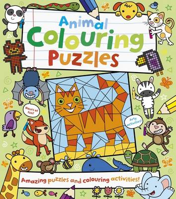 Book cover for Animal Colouring Puzzles