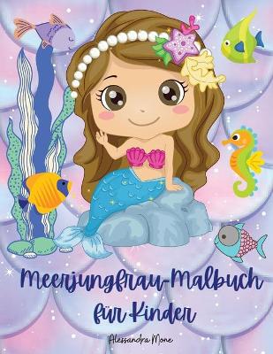 Book cover for Meerjungfrau-Malbuch für Kinder