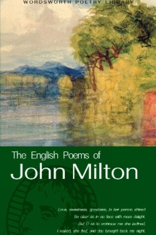Cover of The English Poems of John Milton
