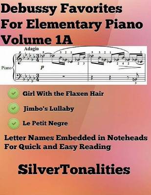 Book cover for Debussy Favorites for Elementary Piano Volume 1 A