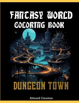 Book cover for Fantasy World Coloring Book