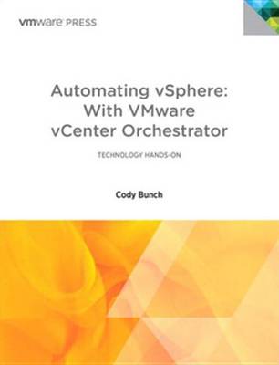 Book cover for Automating Vsphere with Vmware Vcenter Orchestrator