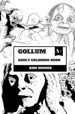 Cover of Gollum Adult Coloring Book