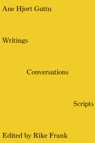 Cover of Writings, Conversations, Scripts