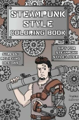 Cover of Steampunk Style Coloring Book