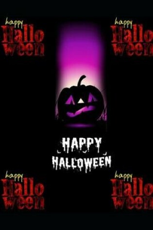 Cover of Notebook Happy Halloween Series, 100 White Pages, Size 6x9