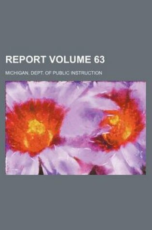 Cover of Report Volume 63