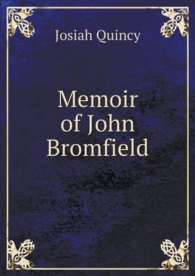 Book cover for Memoir of John Bromfield