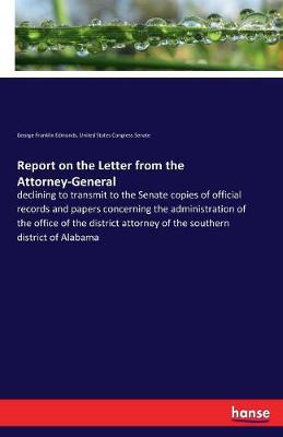 Book cover for Report on the Letter from the Attorney-General