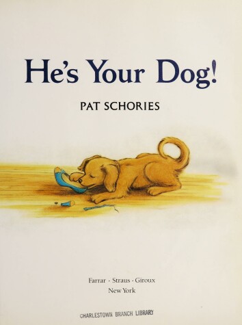 Book cover for He's Your Dog!