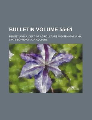 Book cover for Bulletin Volume 55-61