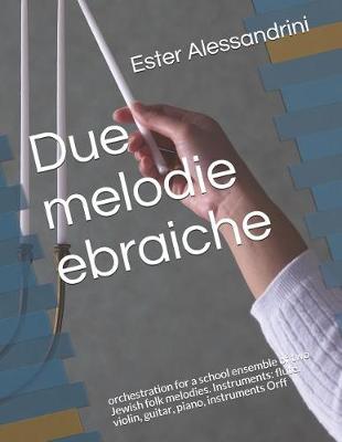 Book cover for Due melodie ebraiche