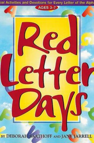 Cover of Red Letter Days Ages 3-7