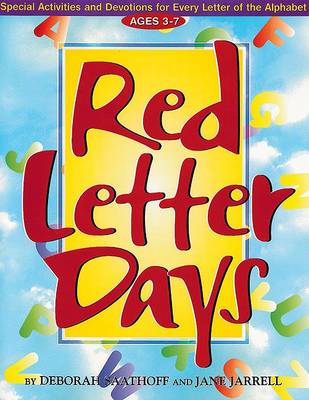 Book cover for Red Letter Days Ages 3-7