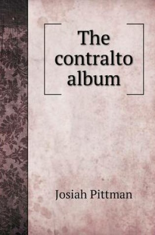 Cover of The contralto album