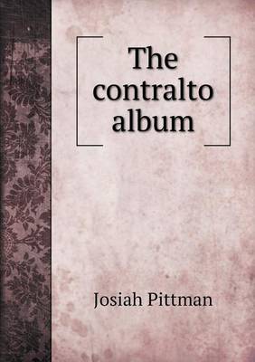 Book cover for The contralto album