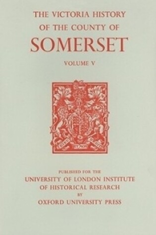 Cover of A History of the County of Somerset