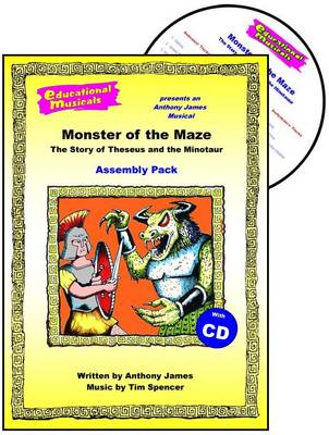 Book cover for Monster of the Maze - The Story of Theseus and the Minotaur (Assembly Pack)